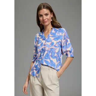 Druckbluse LAURA SCOTT, Damen, Gr. 38, rosa, Web, Obermaterial: 100% Viskose, bedruckt, Blusen Druckbluse, bedruckte Bluse, femininer Stil, leichtes Webmaterial, aus Viskose
