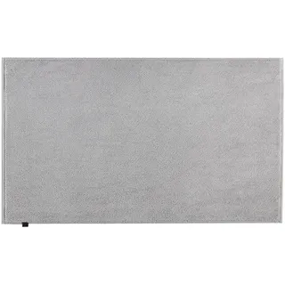 Cawoe Badteppich 1007 Loop 705 , Silberfarben , Textil , Uni , rechteckig , 60x60 cm , Oeko-Tex® Standard 100 , für Fußbodenheizung geeignet , Heimtextilien, Badtextilien, Badematten