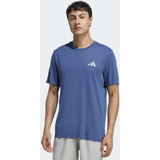 Laufshirt ADIDAS PERFORMANCE "RUN ESS TEE M", Herren, Gr. 3XL, blau (tech indigo), Obermaterial: 100% Polyester, Rundhals, Shirts Laufshirt, Topseller