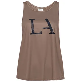 LASCANA ACTIVE, Funktionsshirt mit Cut out im Rücken, braun