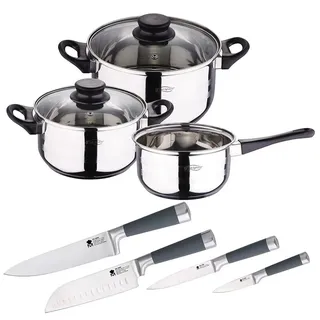 San Ignacio Toledo Pk665 Kochgeschirr Und Messer 4 Einheiten - Silver - One Size