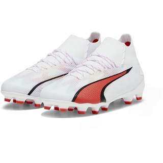 Ultra PRO FG/AG JR Fussballschuh, White Black-FIRE Orchid, 29 EU