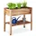 Hochbeet 88 x 80 x 43,5 cm Beige