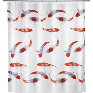 Wenko Duschvorhang Nagoya 180 x 200 cm orange