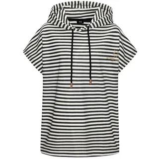 H.I.S. Kapuzenshirt Hoodie Gestreift Schwarz 36/38