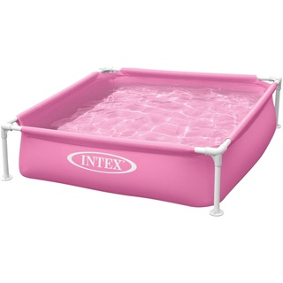 Intex Mini Frame Pool 122 x 122 x 30 cm rosa
