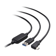 Cable Matters aktives USB C Kabel 7,5m für VR Brille Oculus Quest 2 (aktives USB A zu USB C Kabel) in Schwarz - Ersatz für Oculus Link Kabel 7,5 Meter