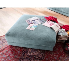 Bild 3C Candy Hocker »Enisa«, passend zum "Enisa"-Sofa, Bezug in Cord, blau