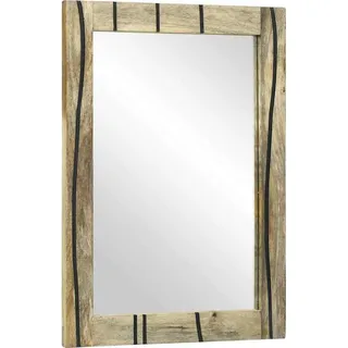 Badezimmer Spiegel mit Spiegel Braun 70 x 50 x 2,5 cm - Braun