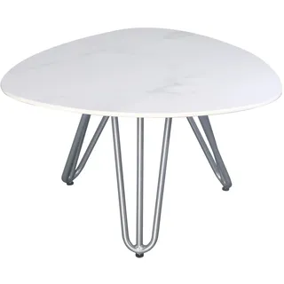 Garden Pleasure Silena Oval Weiß-Grau 68 cm, x 68 cm