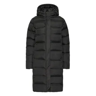Schneejacke OXMO "Steppmantel OXMarinetta", Damen, Gr. XS, schwarz (true schwarz), Obermaterial: 100% Polyester PES., Mäntel Schneejacke
