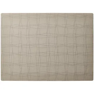 APS 60584 Tischset/Platzset, abwaschbar, schmutzabweisend & rutschhemmend, 45 x 33 cm, 1 STK., Silikon, beige
