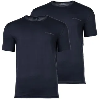 Emporio Armani T-Shirt »T-Shirt CORE LOGOBAND 2er Pack«, blau,