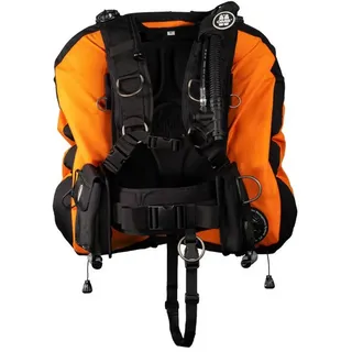 Oms Iq Lite Cb Signature With Deep Ocean 2.0 Bcd - Lava Orange / Black - XS