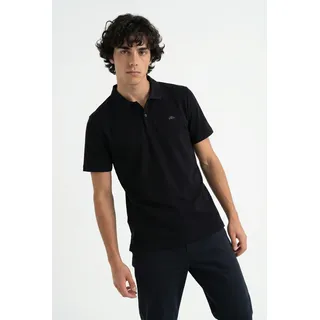 Poloshirt ELLESSE "EDMOND POLO", Herren, Gr. XXL, schwarz, Obermaterial: 100% Polyester, normal, Rundhals, Shirts Poloshirt, mit Polokragen, Kurzarm, aus Polyester, normale Länge