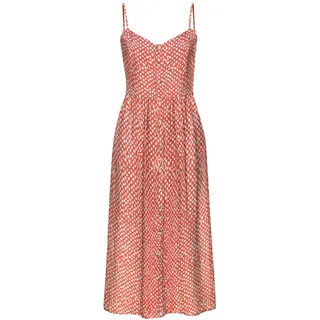 LASCANA Sommerkleid Rot/Creme 34