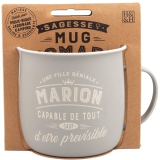 Mug Nomade - Personalisierte Tee- und Kaffeetasse Marion – Geschenk für Damen