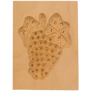 Städter 841161 Springerles- Model "Traube" Backform, Holz, braun, 8 x 5,5 x 3 cm,