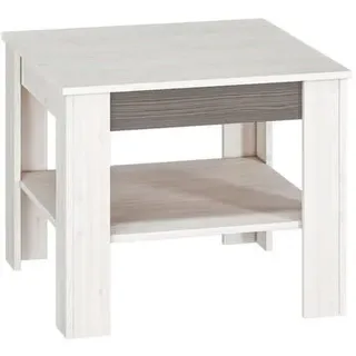 Feldmann-Wohnen Couchtisch weiß Holz, 1 Fächer, Quadratisch,Quadratisch, 67x56x67 cm, Wohnzimmer, Wohnzimmertische, Couchtische