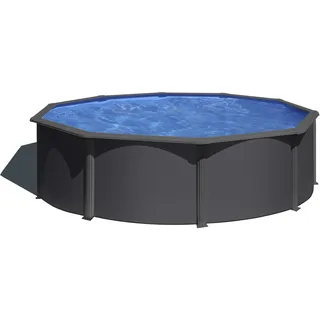 Gre Runder Stahlwandpool KIT460GY 460 x 120 cm inkl. Sandfilteranlage