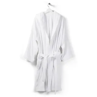 Caleffi - Minorca Bademantel für Erwachsene, Damen/Herren/Unisex mit Kapuze, aus 100% weichem Frottee, 400 g/m2, waschbar in der Waschmaschine 40 ° + Wäschetrockner, Größe 3XL, Farbe Anthrazit