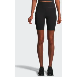 Shorts VENICE BEACH "TIGHTS SHORTS FREJA", Damen, Gr. XXL (46), N-Gr, schwarz, Stoff, Obermaterial: 91% Polyamid, 9% Elasthan, unifarben, Hosen Shorts, mit Logodruck, aus elastischem Material, extra enge Beinform