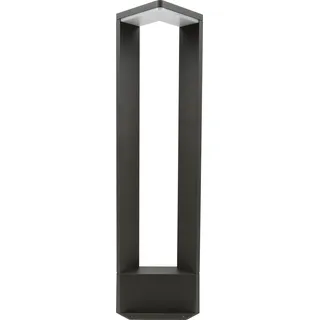 Heitronic Außen-Stehlampe LED-Board Warmweiß Aluminium grau