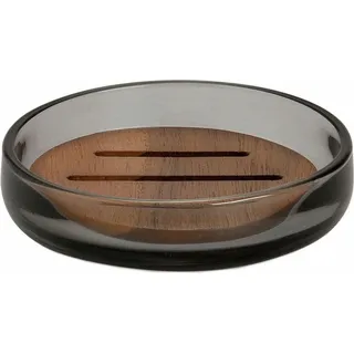 fijalo Andrea House Seifenschale ba73071 Glas Grau Akazienholz - Grau