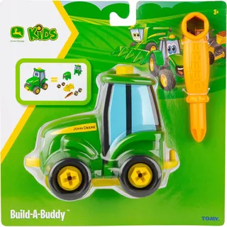 TOMY John Deere baut einen Mini-Tract Johnny 47208 - Grün, Gelb
