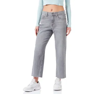 7 For All Mankind Damen Jsanc640 Jeans, Grau, 27 EU