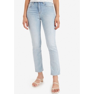 Levi's Levis 724 Jeans mit hohem Bund in Bleached-W28 / L32