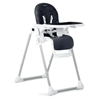 Ricokids 700603 Hochstuhl mit Tisch Tulo, schwarz - Schwarz