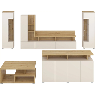 Couchtisch HOME AFFAIRE "Serio", eiche carpenter, eiche carpenter, B/H/T: 100cm x 45cm x 60cm, eiche carpenter, Tische, Couchtisch, Breite 100 cm
