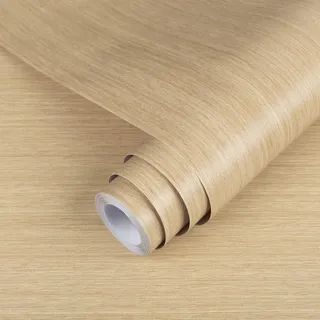 Hode Klebefolie Möbel Holzoptik 40X300cm, Selbstklebende Folie für Möbel Holzoptik Hell, Möbelfolie Selbstklebend Holzfolie Dekorfolie, Holz Folie für Fensterbank Küche Schränke Tapete