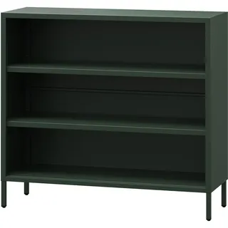 Jan Nowak Bücherregal 100 x 90 x 35 cm Flaschengrün