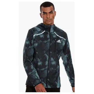 Adidas Lauf-Trainingsjacke Marathon (360° reflektierendes Design, schmal) linengrün Herren