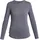 Merino 125 Cool-Lite Langarmshirt Grau/Midnight Navy Heather M