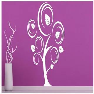 Ambiance-Live Wandtattoo Baum Äste gewickelt – 125 x 55 cm. Silber