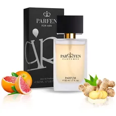 PARFEN No 407 - PURE - Eau de Parfum für Männer 50ml - hochkonzentrierter Herrenduft mit Еssenzen aus Frankreich, Analog Parfüm