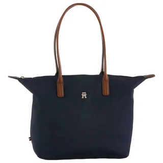 Tommy Hilfiger POPETTE TOTE blau - Dunkelblau/Braun