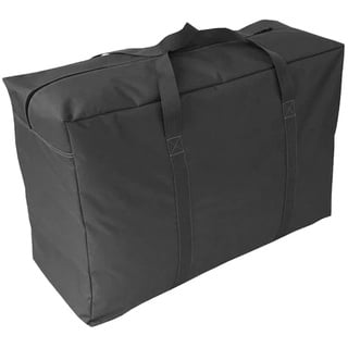 Super Große Starke Aufbewahrungsbox 100L Wasserdichte Oxford Transporttasche Organizer für Reise Umziehung Aufbewahrung Kleiderschrank Wasserdicht Super Reißfest Robust 85*55*33CM Schwarz