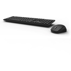 Port CONNECT Professional Wireless Desktop-Paket, 2,4 GHz: leise Maus & USB-A/USB-C Tastatur schwarz