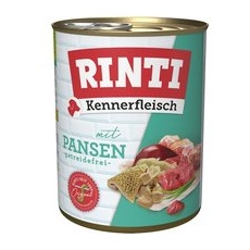 1x 800 g Rumen RINTI Kennerfleisch Hrană umedă pentru câini