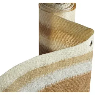 Sichtschutzmatte Konsta HDPE-Gewebe 180g/m2 5 x 0,9 m braun-weiß