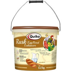 Quiko Rusk 5Kg - Spezialfutterzusatz zum Anfeuchten von Eifutter, Aufzuchtfutter und Weichfutter für Ziervögel