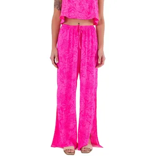 Hurley Damen Jungle Walk Side Slit Pant hose, Pink (Pink Punch), XS EU