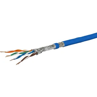 Metz Connect Verlegekabel Cat 7a S/FTP 100m blau