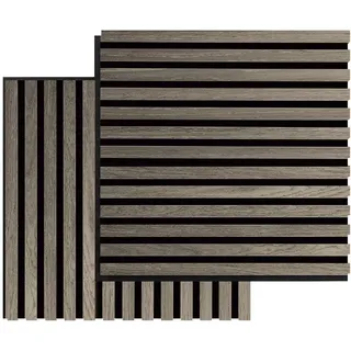 FibroTech Akustikpaneel SQUARE Grey Oak 4 St. 52 x 52 x 2,2 cm