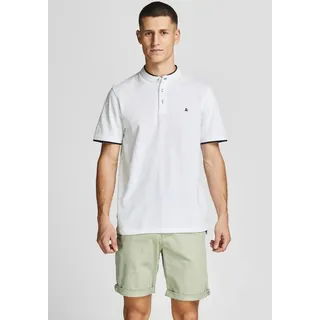 JACK & JONES »PAULOS Mao Polo - White - S