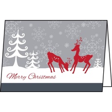 Bild Weihnachtskarten Red Deer DIN A6